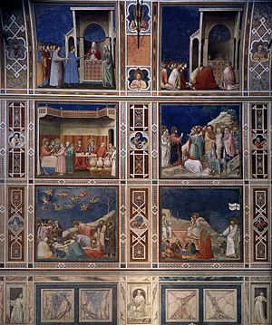 Decorative bands in the Scrovegni chapel