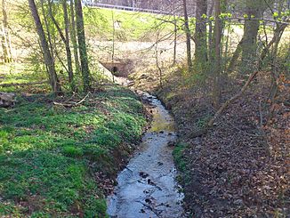 The Gogelgraben crosses under the A3