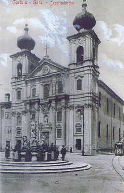 Gorizia Postcard - 1900 - Chiesa Sant'Ignazio