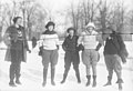 Group of women standing in snow 1922 (3191401049).jpg