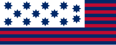 North Carolina militia flag, associated with the Battle of Guilford Courthouse