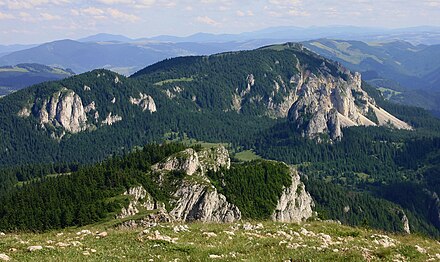 The Hășmaș (Hagymás) Mountains