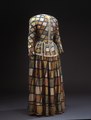 Calico dress, circa 1656-1693