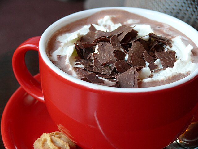 Malty hot chocolate