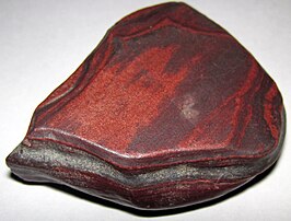 Red hematite from banded iron formation in Wyoming