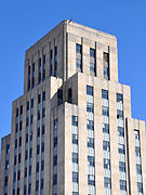 Vista de cerca del Hill Building