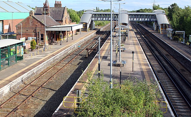 Overview from Hooton Road bridge