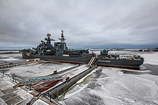 Russian destroyer <i>Bespokoyny</i> (1990) Sovremenny-class destroyer of the Russian Navy