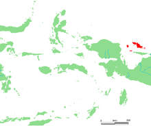 Location of Schouten Islands