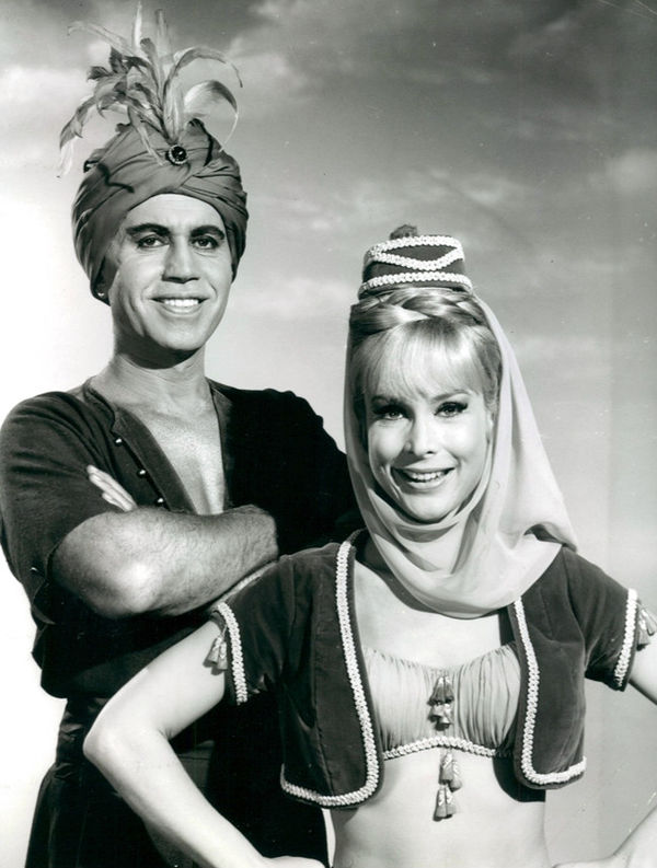 Eden with husband Michael Ansara as the Blue Djinn (1966)