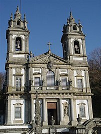 Façade de l'église du Bom Jesus