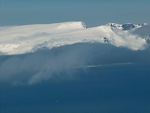 View from Miziya Peak on Livingston Island to Ilinden Peak