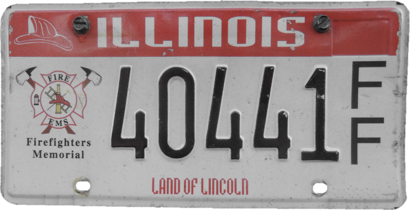 File:Illinois Firefighters Memorial license plate 1st type.png