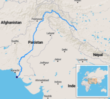 indus river on map of world Indus River Wikipedia indus river on map of world