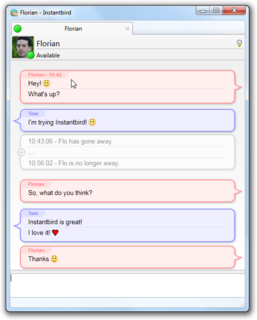 Instantbird Cross-platform instant messaging client