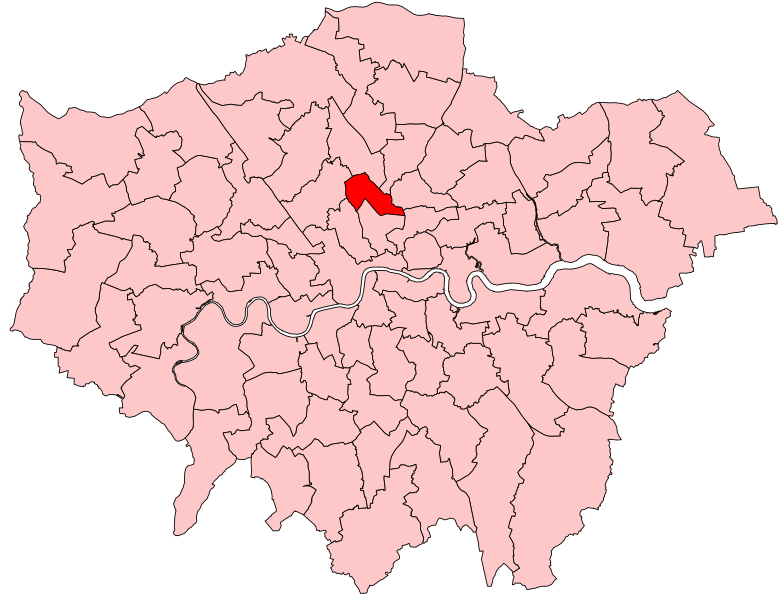 File:Islington North 2023 Constituency.svg