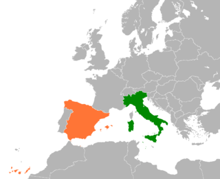 <span class="mw-page-title-main">Italy–Spain relations</span> Bilateral relations
