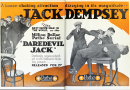 Jack Dempsey dans Daredevil Jack de W S Van Dyke 3 Film Daily 1920.png