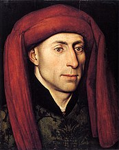 Portrait of a Man by Jacques Daret (1440).