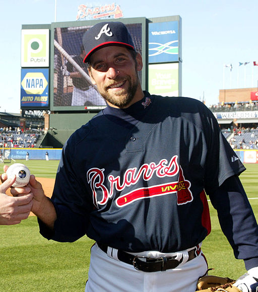 John Smoltz with Colonel Air Force (cropped)