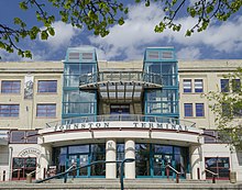 The main entrance to Johnston Terminal at the Forks, in Winnipeg, Manitoba