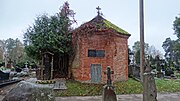 Miniatiūra antraštei: Jurbarko kapinių koplyčia