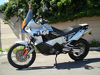 KTM 950 Adventure motorcycle