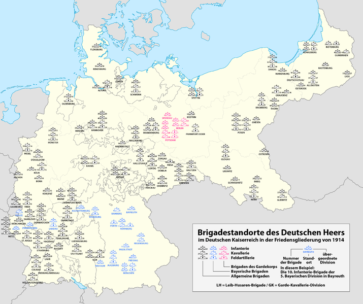 File:Karte Brigadestandorte des Deutschen Heers 1914.png