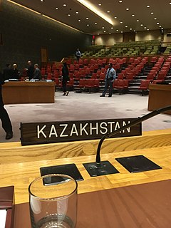 Kazakhstans membership in the United Nations Security Council
