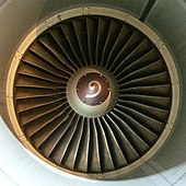 Air-Cobot can inspect the blades of a turbofan engine. Kiefer Lufthansa Airbus A320 D-AIZQ (13315338774).jpg