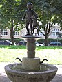 Fountain with a group of figures