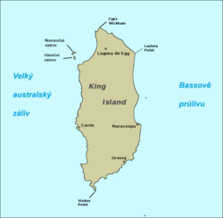Mapa novoročních ostrovů