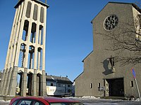 Klokketårn ved Bodø domkirke.jpg