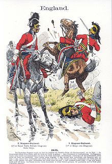 Member of the 3rd The King's Own Hussars (on the right) 1815 Knotel V, 2.jpg