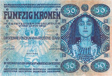 Χαρτονόμισμα (50 κορόνες) της Αυστροουγγρικής Τράπεζας, 1902