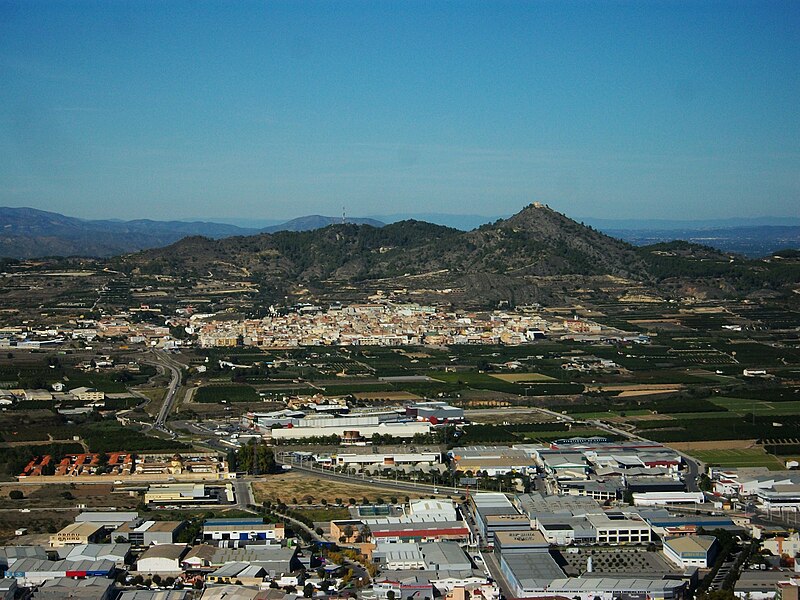 File:La Llosa de Ranes des del castell de Xàtiva.JPG