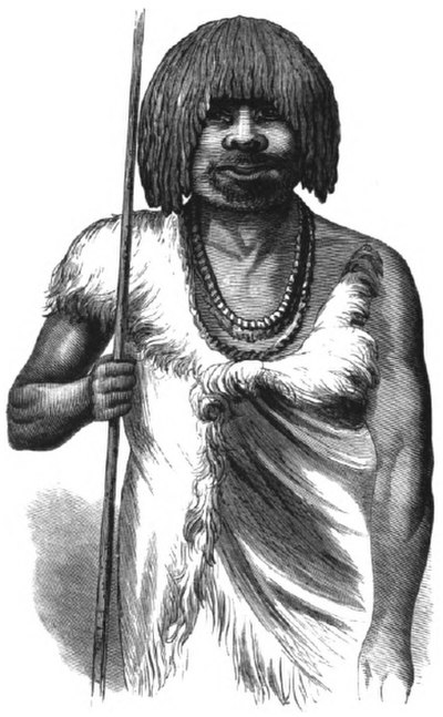 Illustration from The Last of the Tasmanians – Wooreddy, Truganini's husband