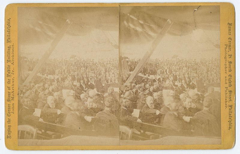 File:Laying the Corner Stone of the Public Building, Philadelphia (9299330135).jpg