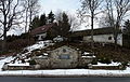 Čeština: Pomník padlým v obci Lenora, okres Prachatice. English: World War I memorial in the village of Lenora, Prachatice District, South Bohemian Region, Czech Republic.