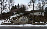 Čeština: Pomník padlým v obci Lenora, okres Prachatice. English: World War I memorial in the village of Lenora, Prachatice District, South Bohemian Region, Czech Republic.