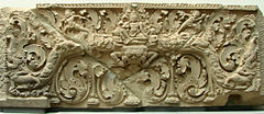 Image 799th-century Khmer lintel (from Sculpture)