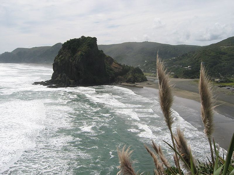 File:Lion Rock, Piha.jpg