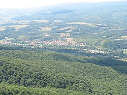 View on Lukovo from Rtanj