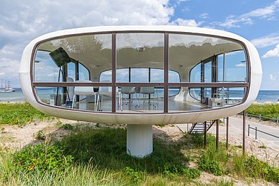 44. Platz: Rettungsstation am Strand von Binz im Landkreis Vorpommern-Rügen