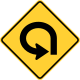 270 degree loop to the left