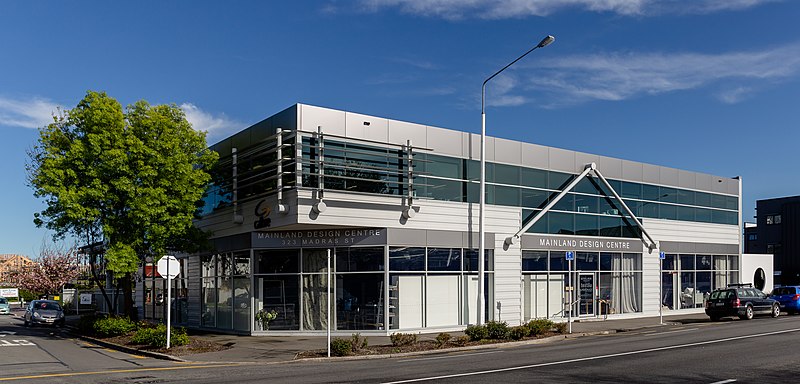 File:Mainland Design Centre (323 Madras St), Christchurch, New Zealand.jpg