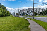 English: Maksima Hareckaha street. Minsk, Belarus Беларуская: Вуліца Максіма Гарэцкага. Мінск, Беларусь Русский: Улица Максима Горецкого. Минск, Беларусь