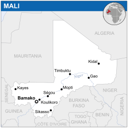 Location of Mali