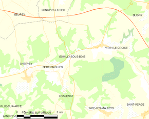 Poziția localității Éguilly-sous-Bois