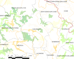 Chevrières - Localizazion
